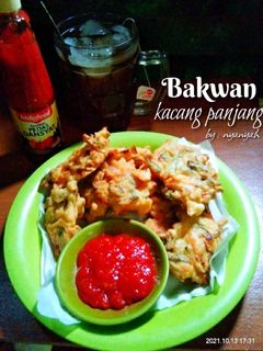 Foto resep Bakwan kacang panjang