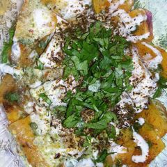 A picture of Sweet potato chat.