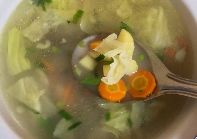 Cara Gampang Menyiapkan Sup Sayur Enak, Gurih, Ekonomis Tanpa Ayam, Sempurna
