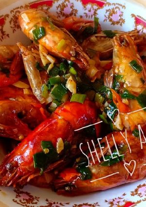 Foto resep Udang bawang putih