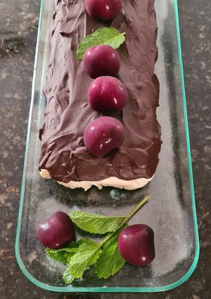 Una foto de 176. Tarta de Galletas, Leche Condensada y Chocolate