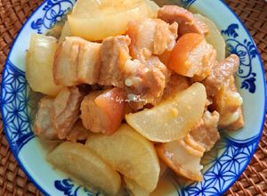 Hình của món Thịt kho củ cải.