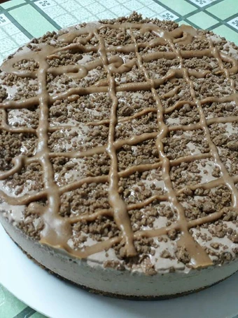 Easy Steps Prepare|Recipe} No-Bake Choco Peanutbutter cheesecake the Delicious, Delicious