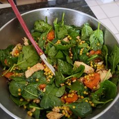 A picture of Mom's Special Salad.