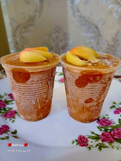 عکسی از دستور 🪷اسکموی زردآلو و گوجه سبز🪷