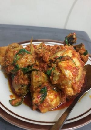 Foto resep Ayam pedas kemangi
