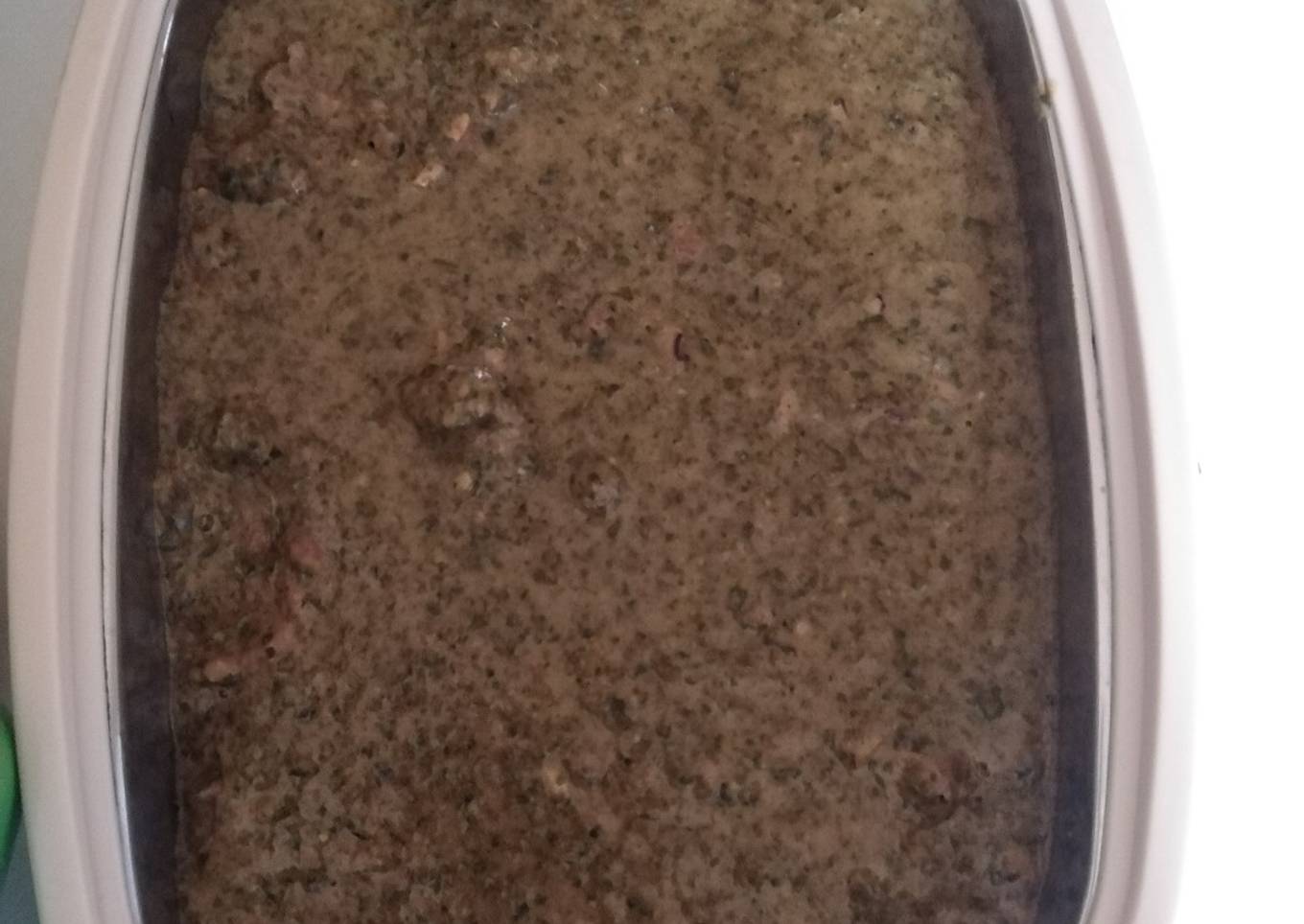 Dried sicklepod leaves soup (Tasba soup)