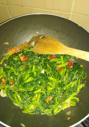 Foto resep Tumis kangkung simple
