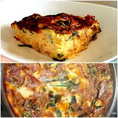 My Smoked Bacon, Leek & Spinach Quiche 😆 A picture of My Smoked Bacon, Leek & Spinach Quiche 😆.