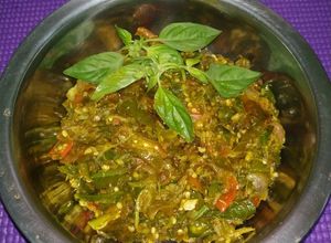 Foto resep Sambal cabe hijau keriting