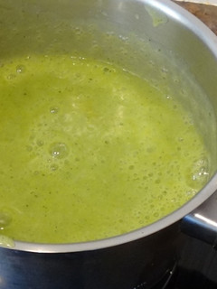 Una foto de Crema de calabacín