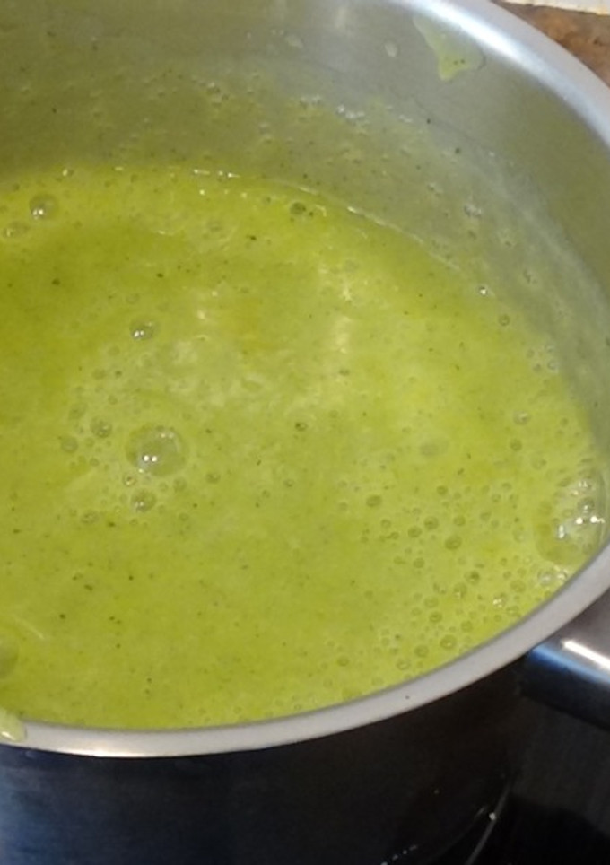 Una foto de Crema de calabacín