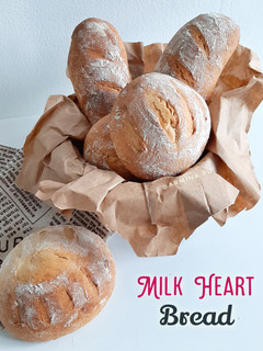 Foto resep Milk Heart Bread