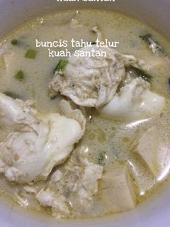 Foto resep Buncis tahu telur kuah santan