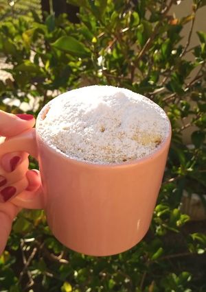 Una foto de Torta en taza
