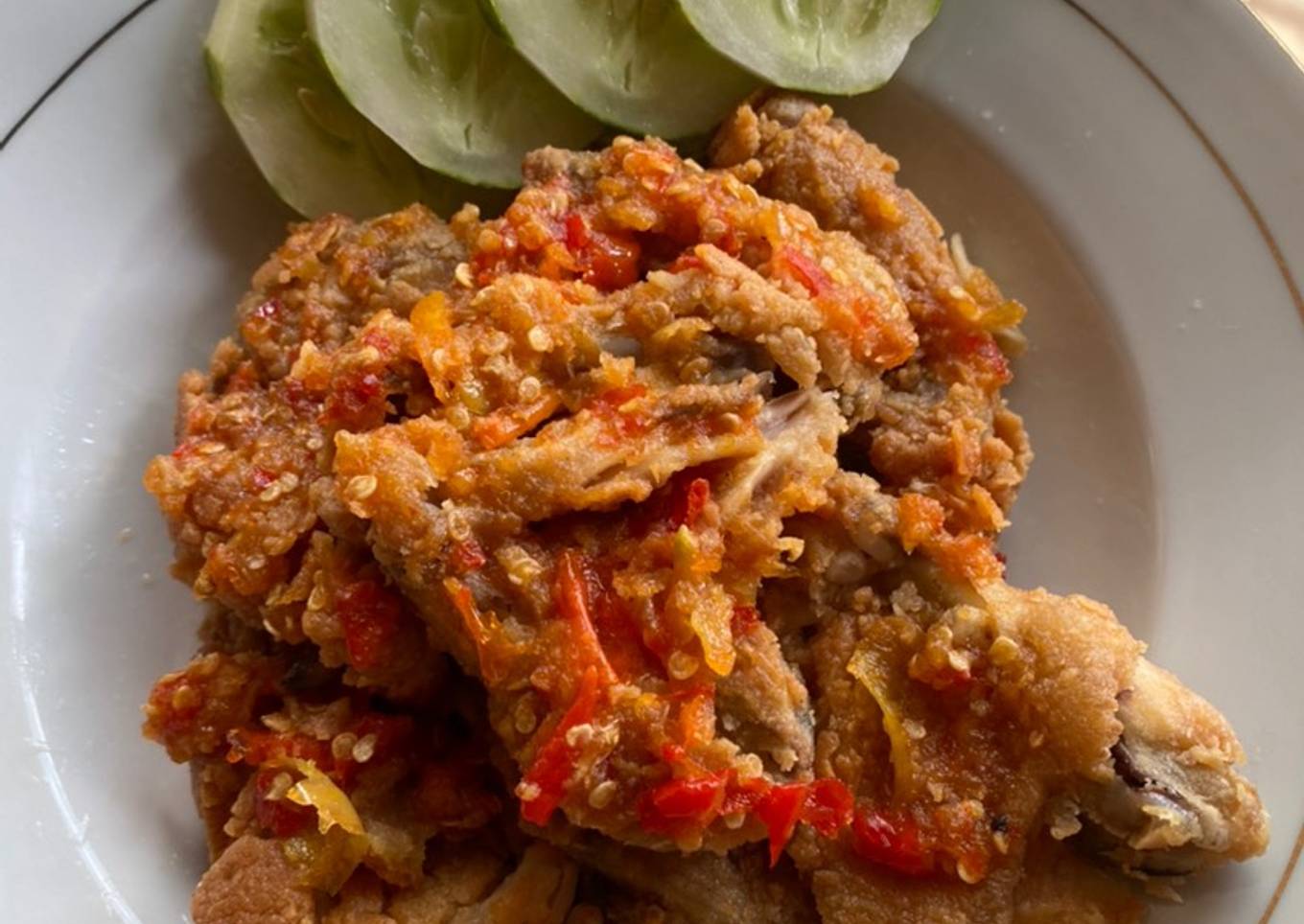 Ayam geprek