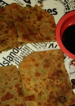 A picture of Mooli Ka paratha.