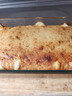 Una foto de Torta de plátano maduro con queso 🧀