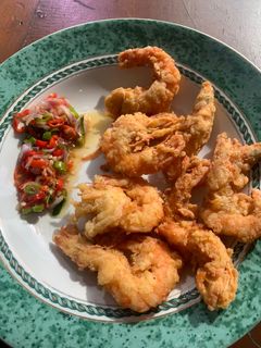 Foto resep Udang goreng tepung sambal matah