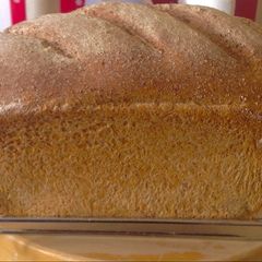 A picture of Stone ground whole wheat artisan bread.