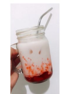 Foto resep Korean strawberry milk