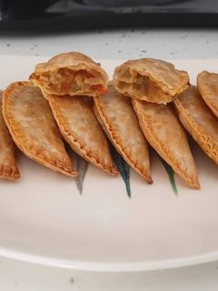 Una foto de Empanadillas de verduras al curry