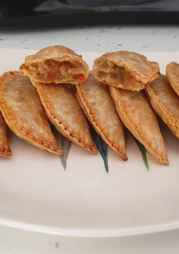 Una foto de Empanadillas de verduras al curry