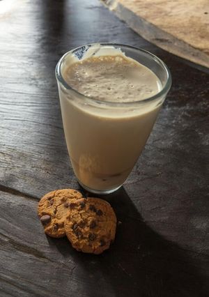 Una foto de Capuchino frío/latte