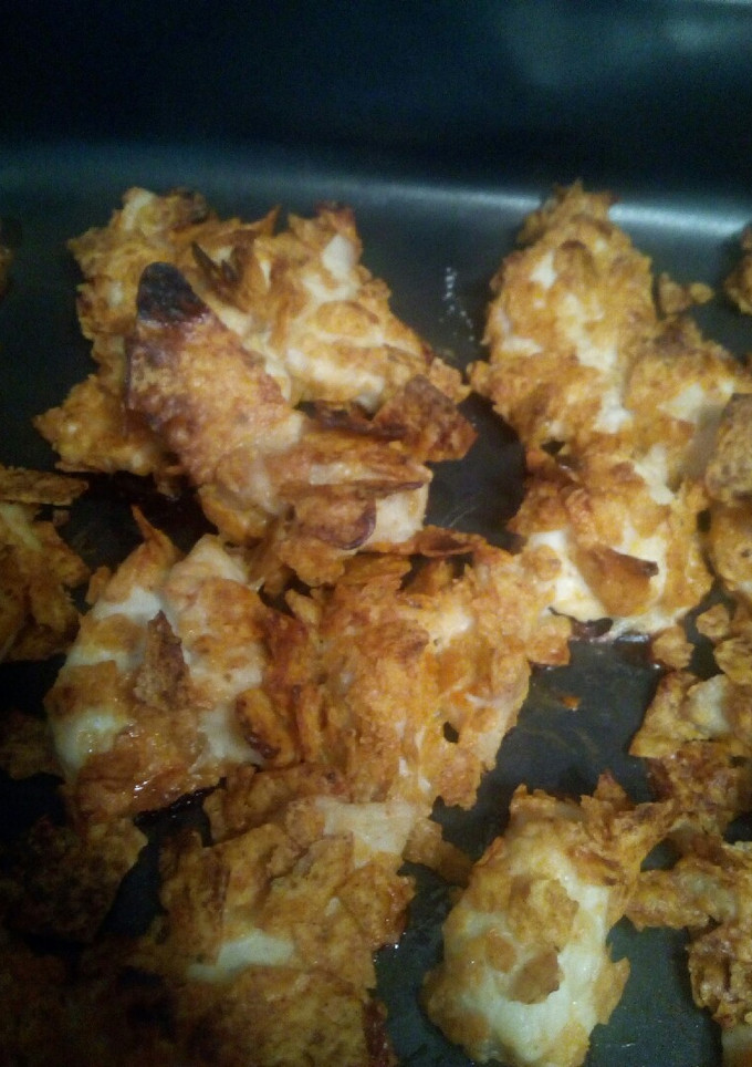 Una foto de Tiras de pollo crocante