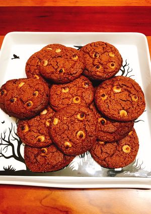 Φωτογραφία της συνταγής Red velvet white chocolate cookies