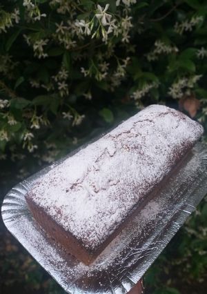 Una foto de Budín de banana split facilísimo