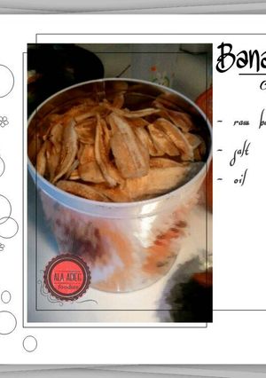 Foto resep Keripik pisang krispi (asin)