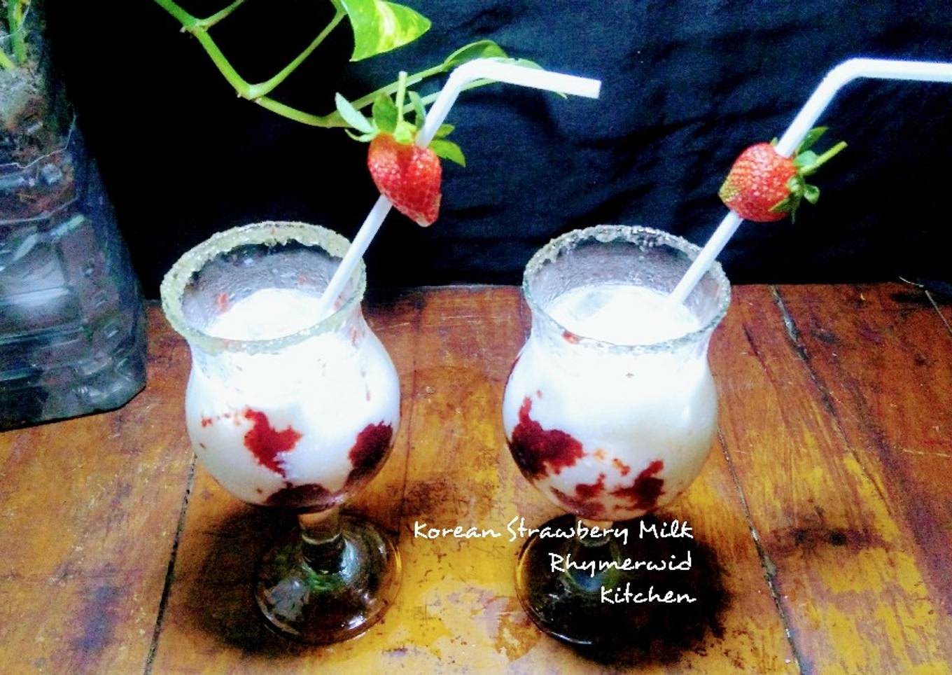 Korean Strawberry Milk