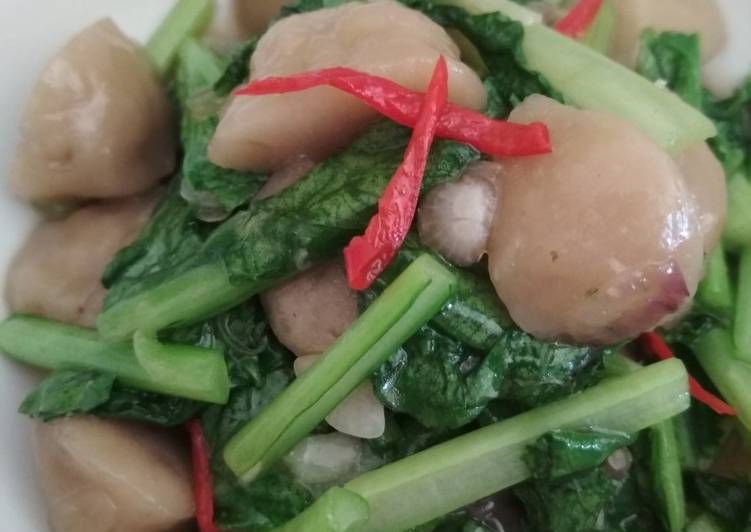 Cah Sawi Kuah Bakso