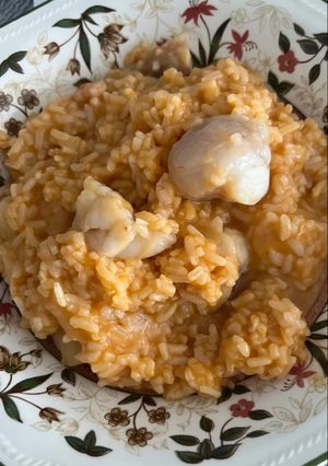 Una foto de Arroz con rape en Thermomix