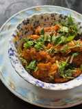 Dry prawns masala