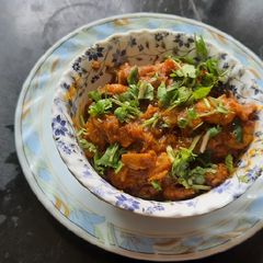 A picture of Dry prawns masala.