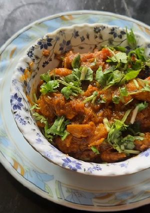 A picture of Dry prawns masala.