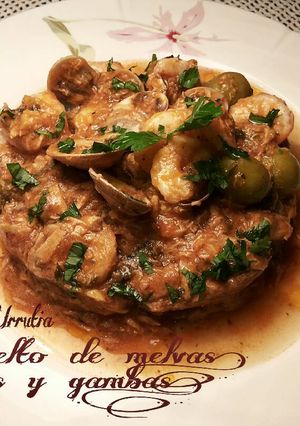 Foto principal de Revuelto de melva, almejas y gambas
