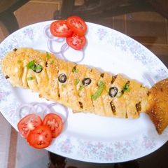 A picture of Keema bread.
