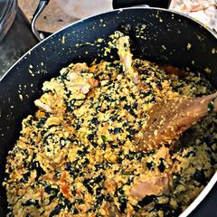 Egusi Soup A picture of Egusi Soup.
