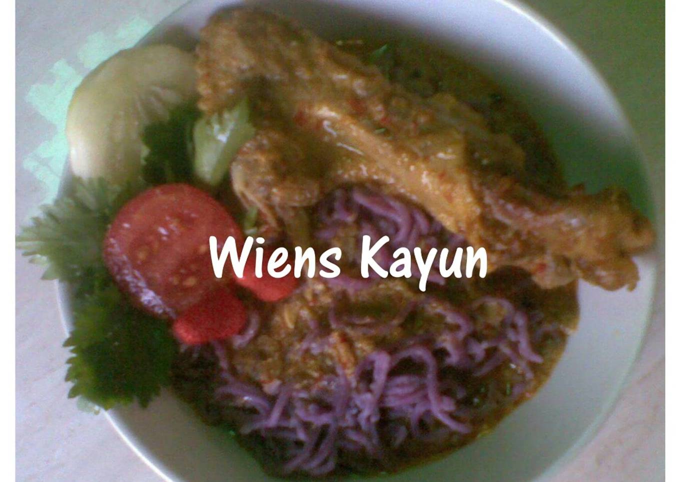 Mie Ubi Ungu Bebek Karie