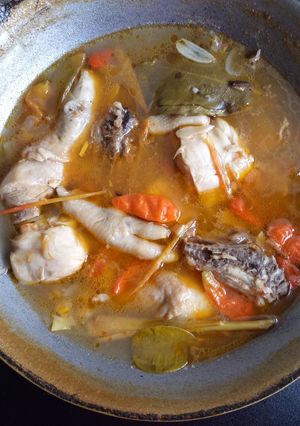 Foto resep Garang asem ayam, tanpa pepes