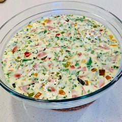 A picture of Mix Veg Tadka Raita.