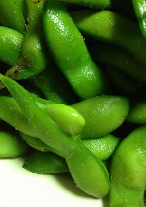 A picture of The Best Way to Boil Edamame with Just 1/2 Cup Water.