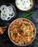Layered Chicken Pulao