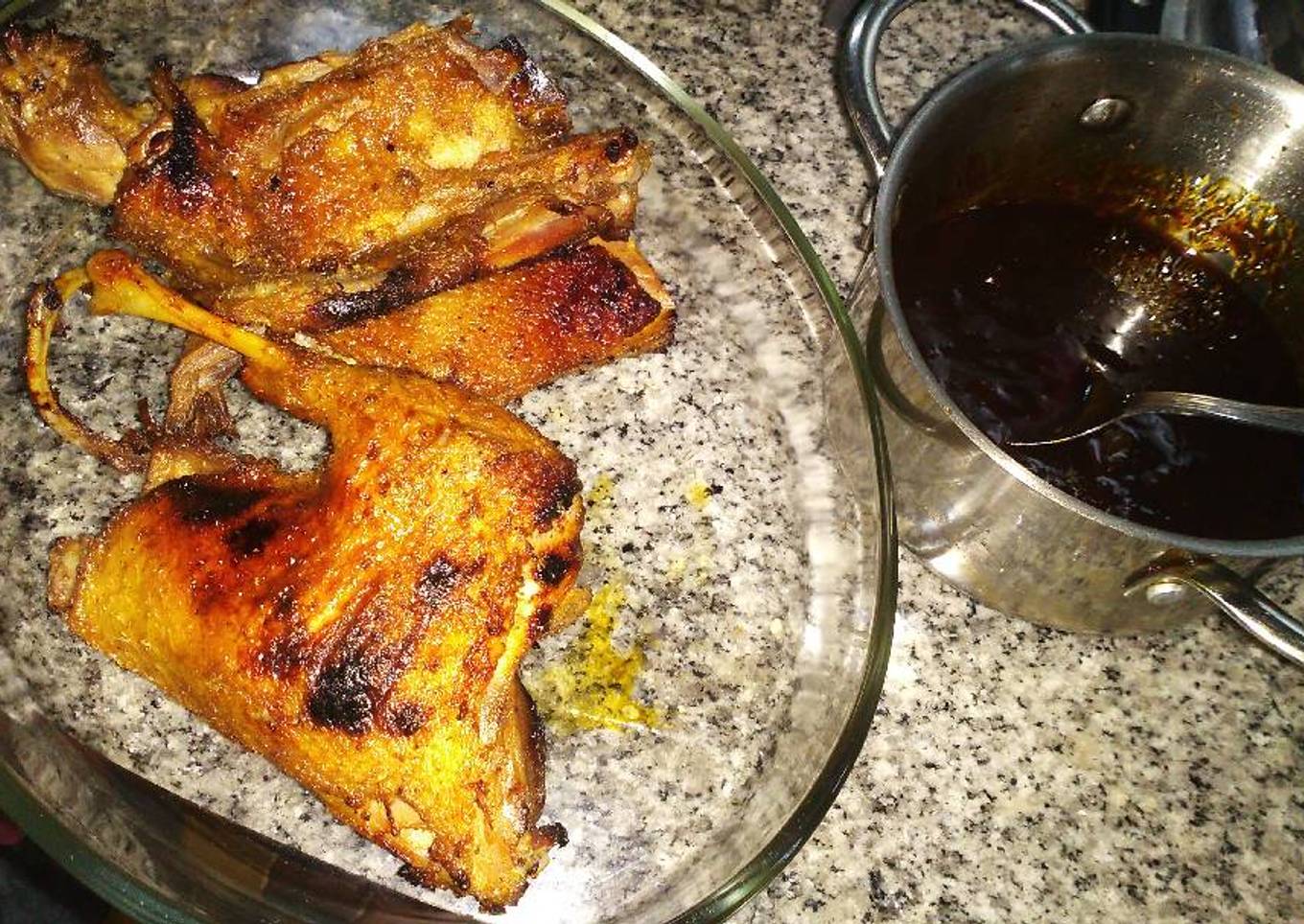Itik / bebek panggang (Banjarmasin)