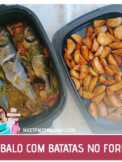 Foto de Robalo com batatas no forno