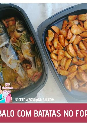Foto de Robalo com batatas no forno