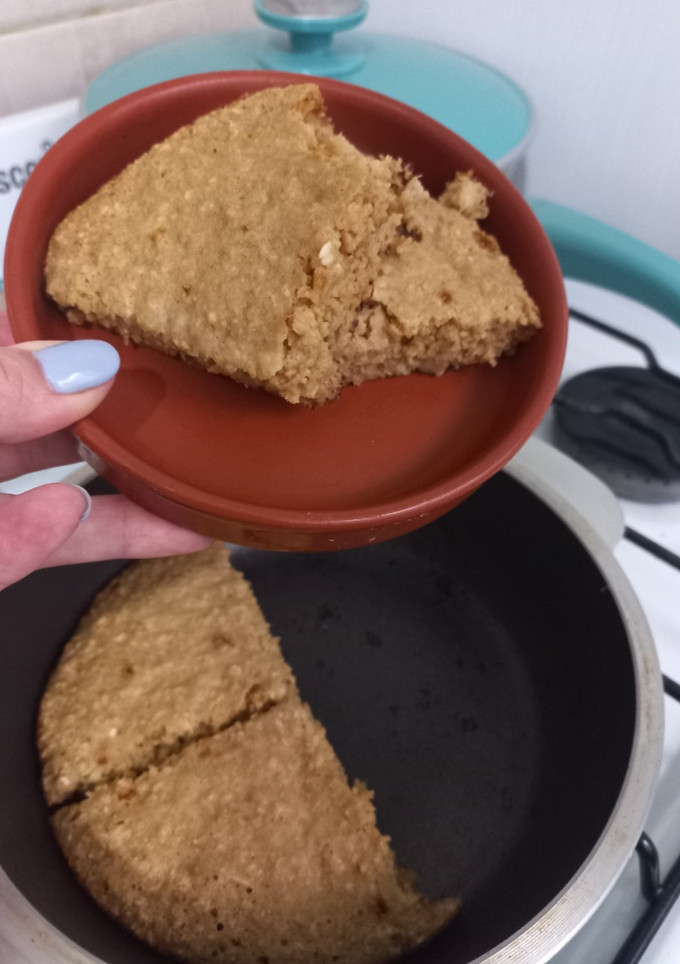 Una foto de Budín de avena y banana